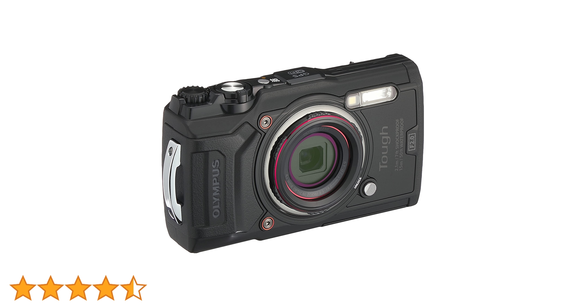 Olympus Tough TG-6デジタルカメラ ブラック Olympus Tough TG-6 Compact Digital Camera - Black, Shoot